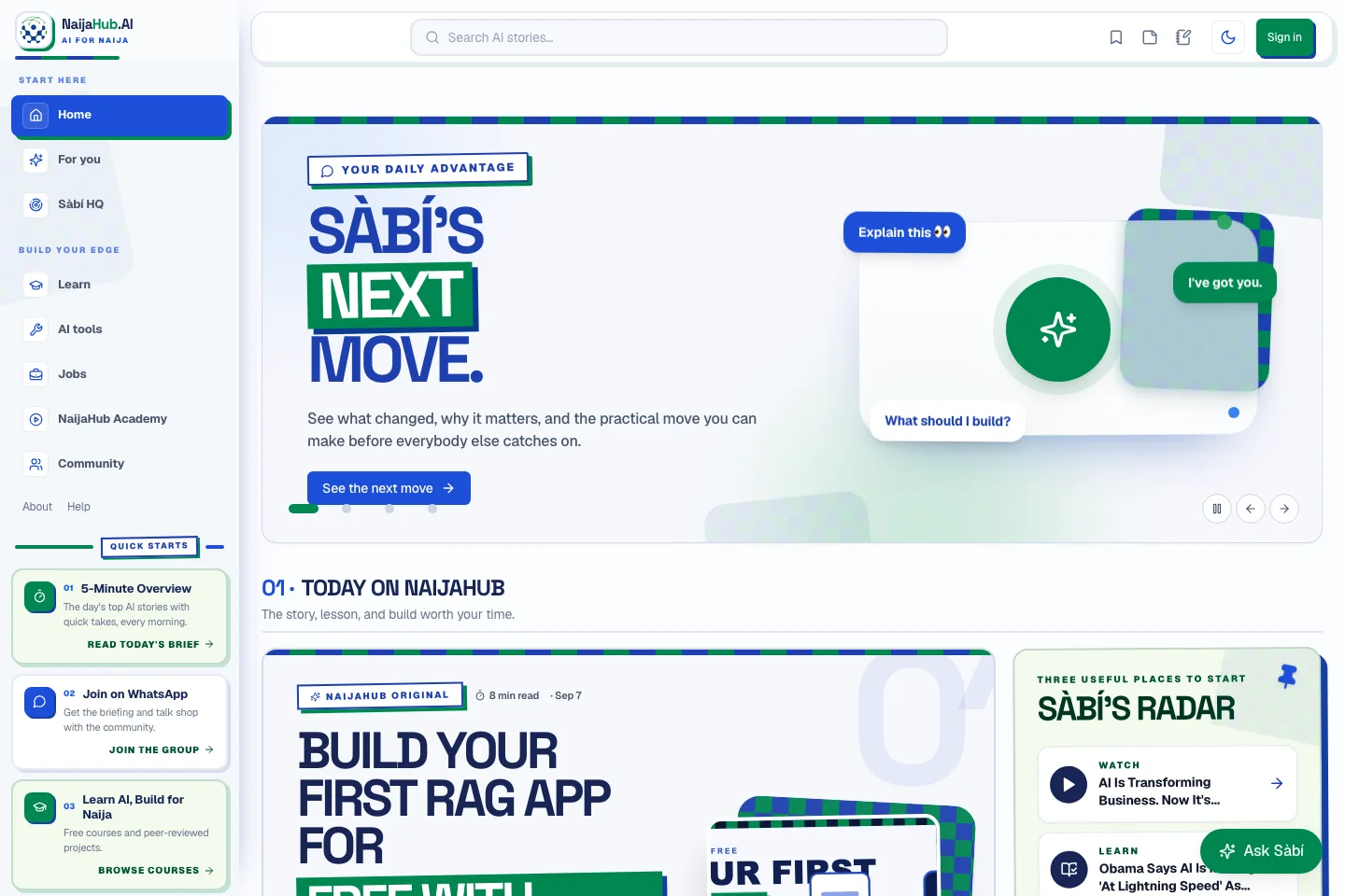 NaijaHub product interface